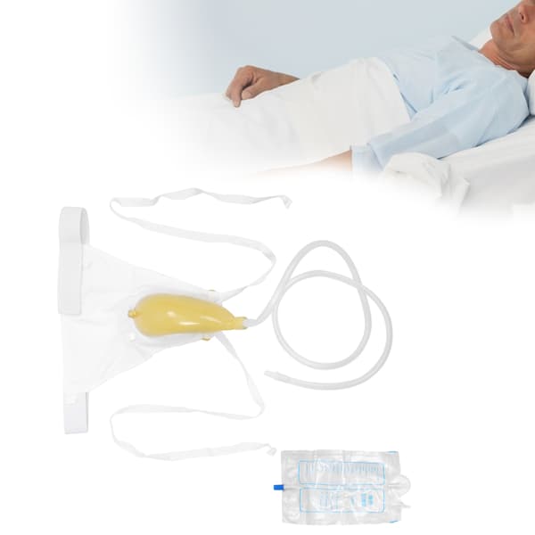 Urindrænpose Bærbar Urinal til ældre sengeliggende patienter 1000ml