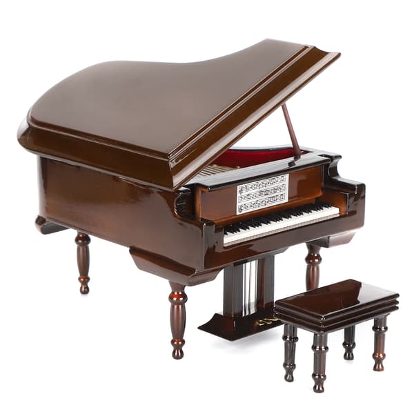 Miniatyrpianomodellprydnader Trämusikinstrument Sovrum Vardagsrum Möbler Dekoration