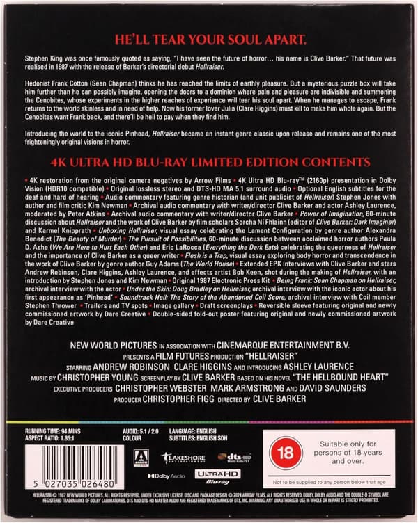 Hellraiser (1987) (4K UHD)