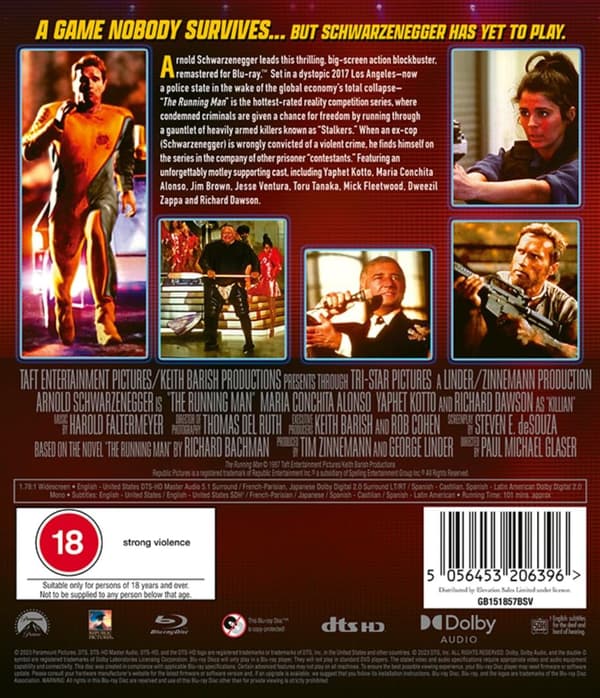 The Running Man (1987) (Blu-Ray)