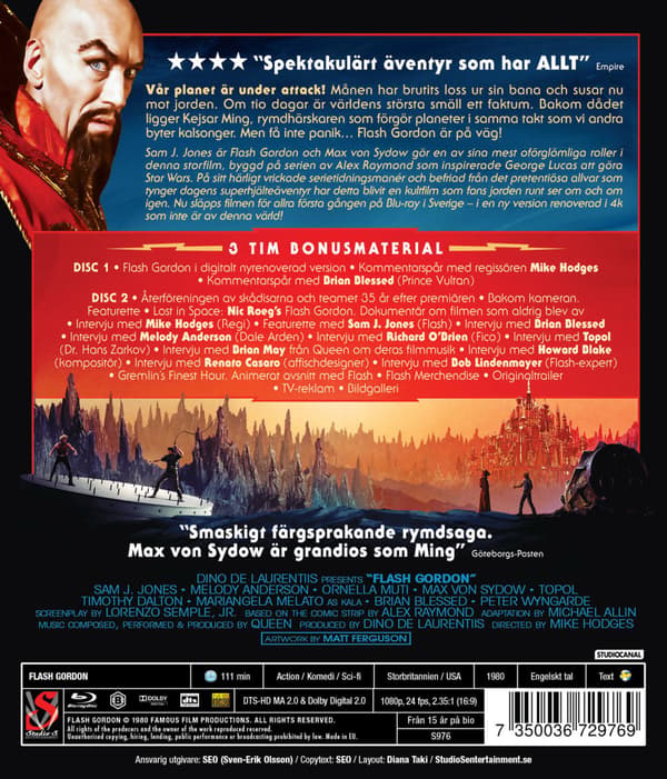Flash Gordon (1980) (Blu-Ray)