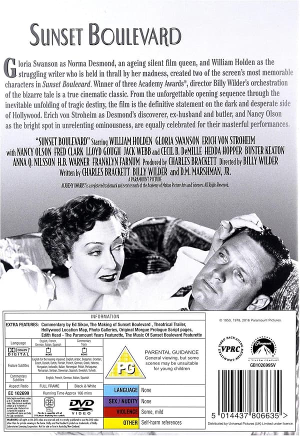 Sunset Boulevard (1950) (DVD)