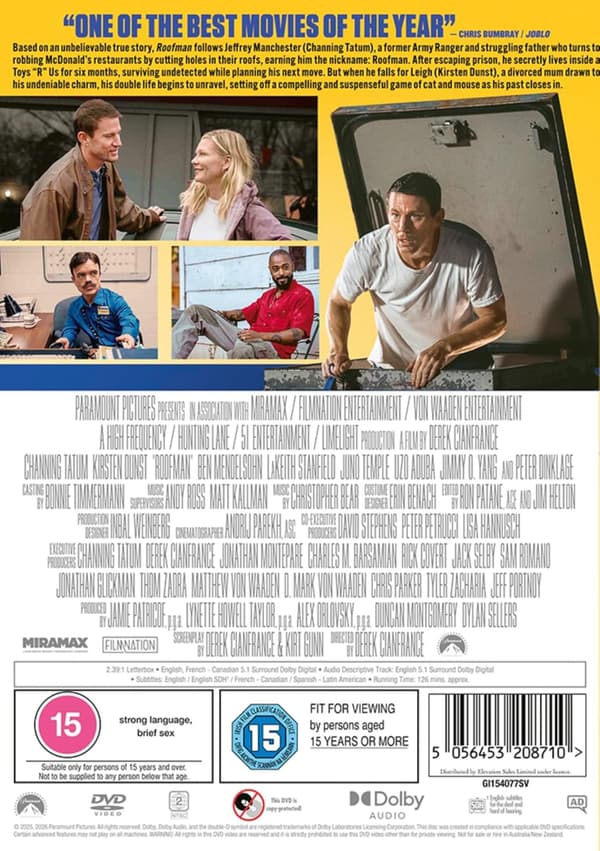 Roofman (2025) (DVD)