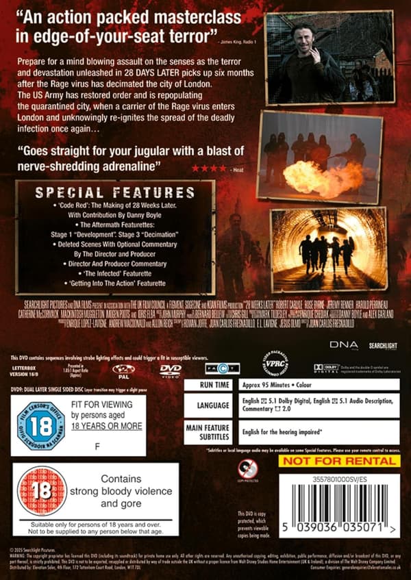28 Weeks Later (2007) (DVD)