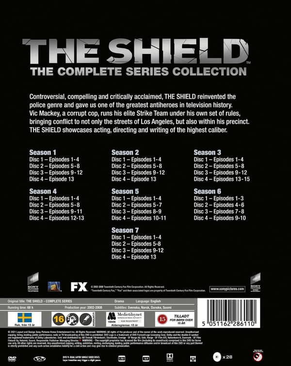 The Shield The Complete Series (2002-2008) (DVD)