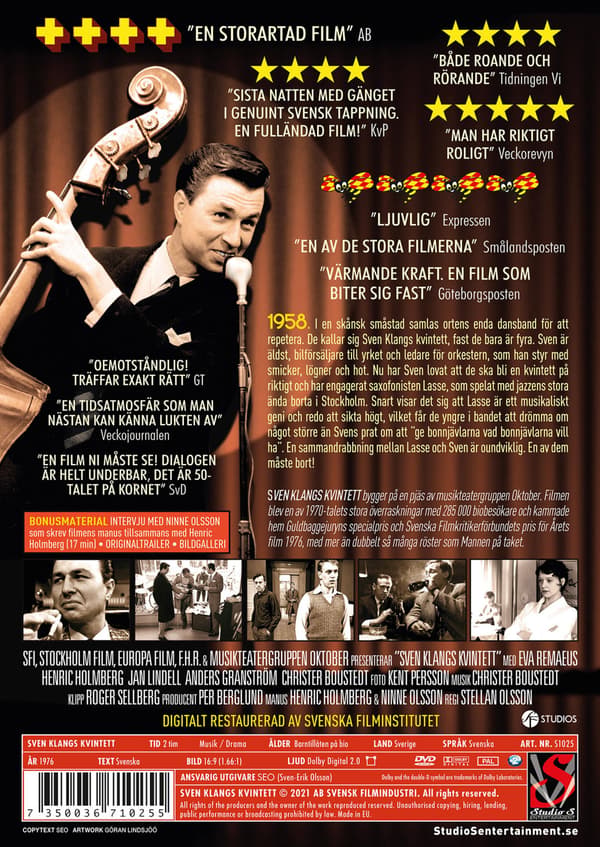 Sven Klangs kvintett (1976) (DVD)