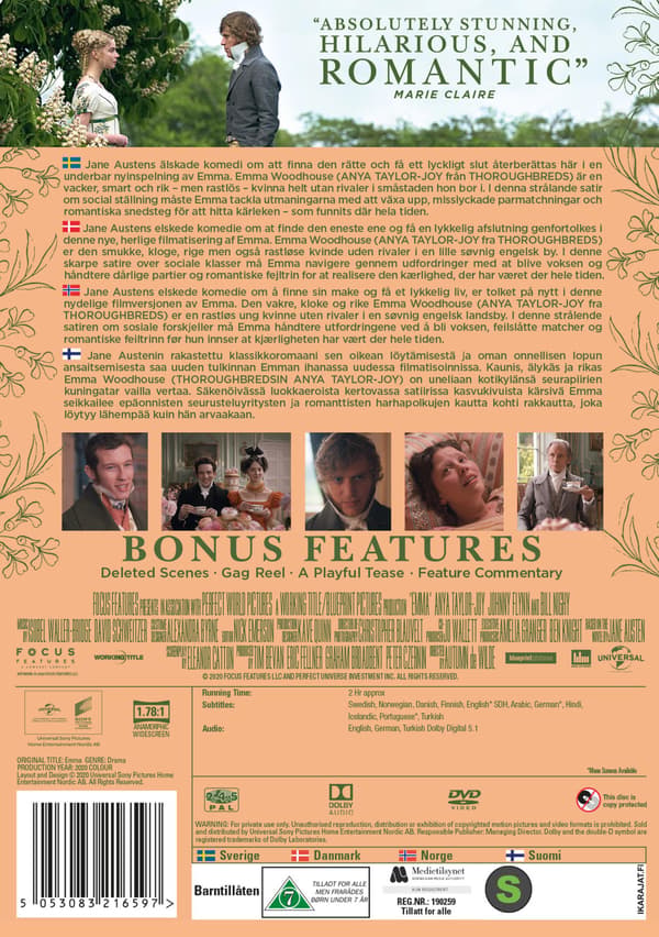 Emma (2020) (DVD)