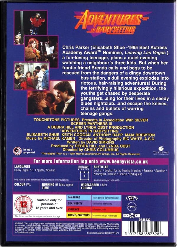 Adventures in Babysitting (1987) (DVD)