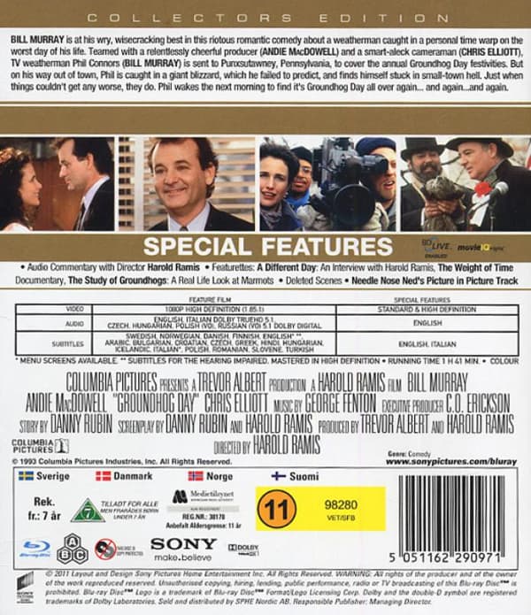 Groundhog Day (1993) (Blu-Ray)