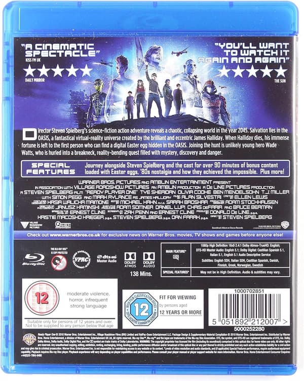 Ready Player One (2018) (Blu-Ray)