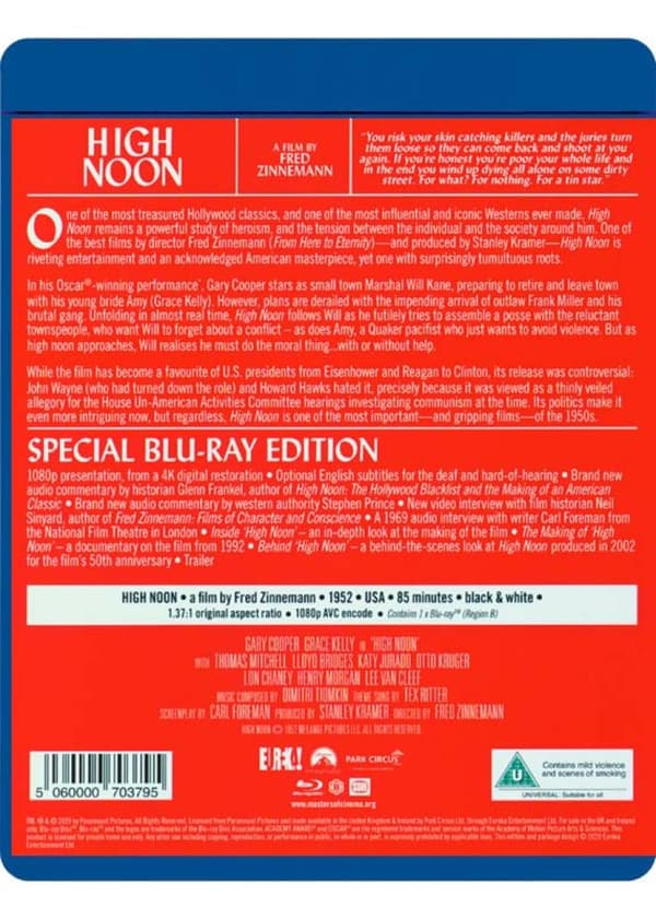 High Noon (1952) (Blu-Ray)