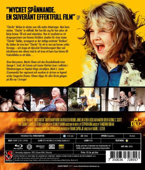 Eldfödd (aka Firestarter) (1984) (Blu-Ray)