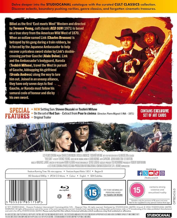 Blodröd sol (aka Red Sun) (1971) (Blu-Ray)