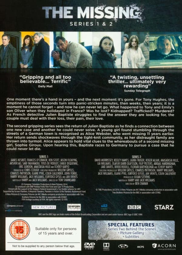 The Missing The Complete Series (2014-2016) (DVD)