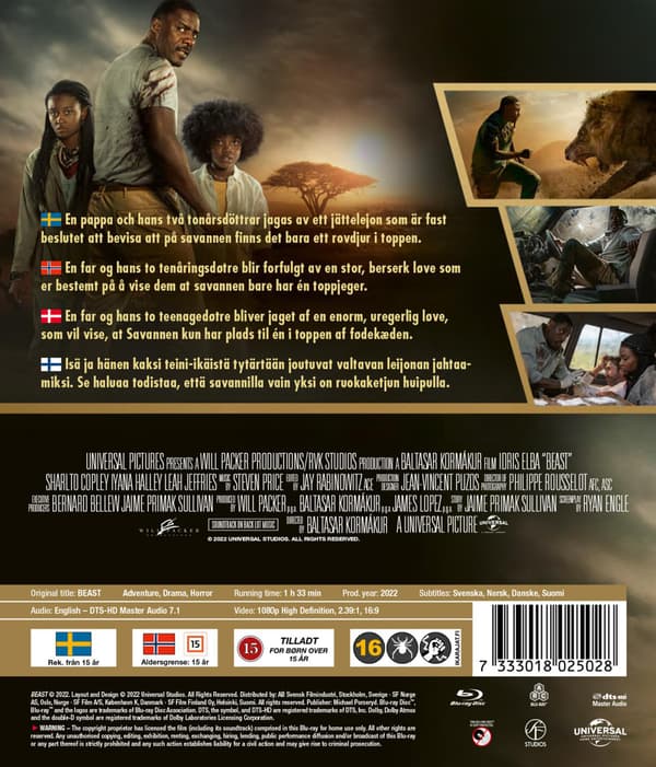 Beast (2022) (Blu-Ray)
