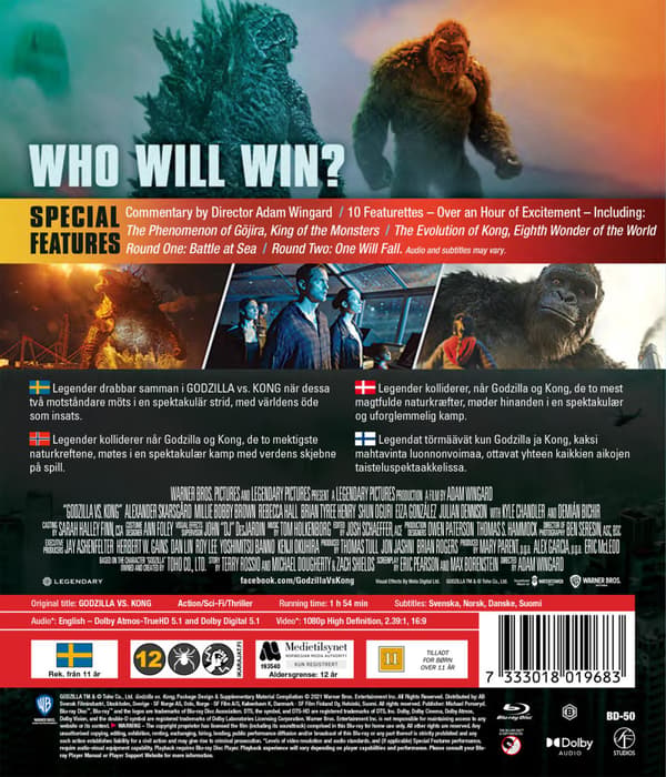 Godzilla vs. Kong (2021) (Blu-Ray)