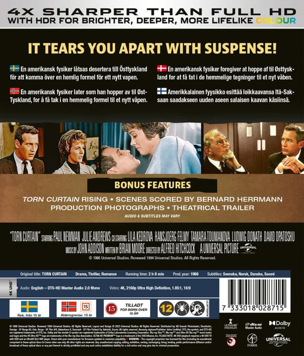 Torn Curtain (1966) (4K UHD)