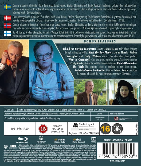 Chernobyl (2019) Mini Series (Blu-Ray)