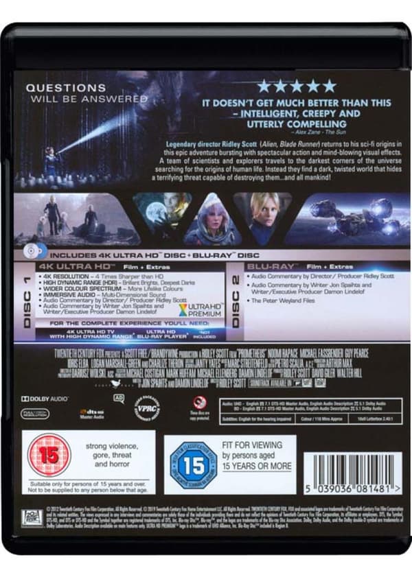 Prometheus (2012) (4K UHD)