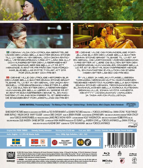 Poor Things (2023) (Blu-Ray)