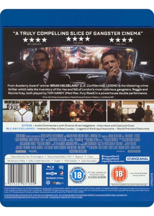 Legend (2015) (Blu-Ray)