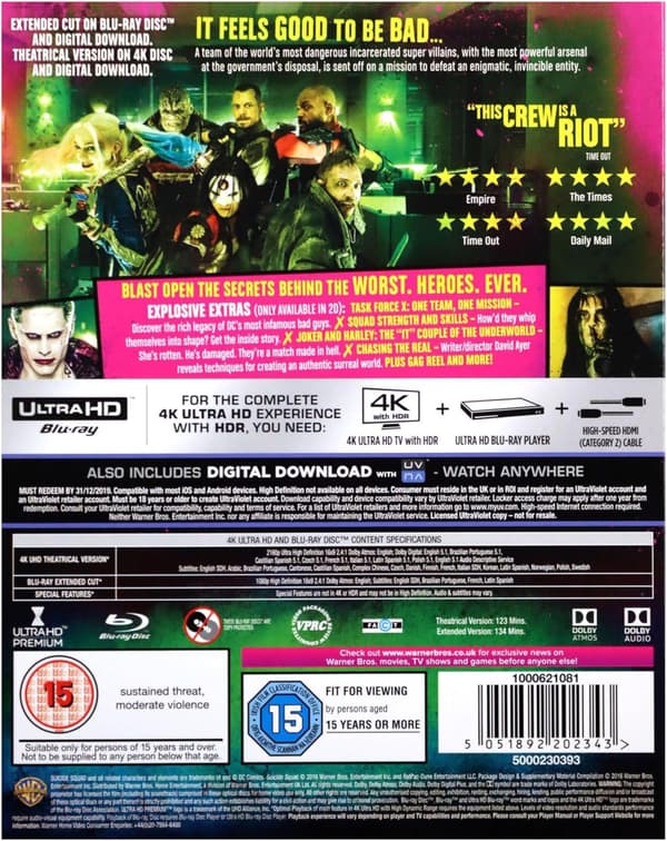 Suicide Squad (2016) (4K UHD)