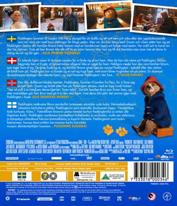 Paddington (2014) (Blu-Ray)
