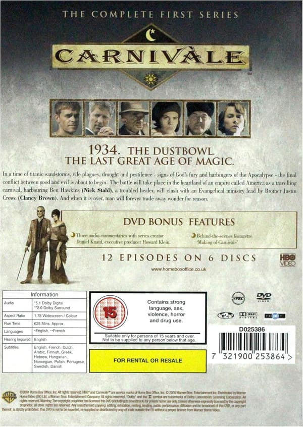 Carnivale Season 1 (2003) (DVD)