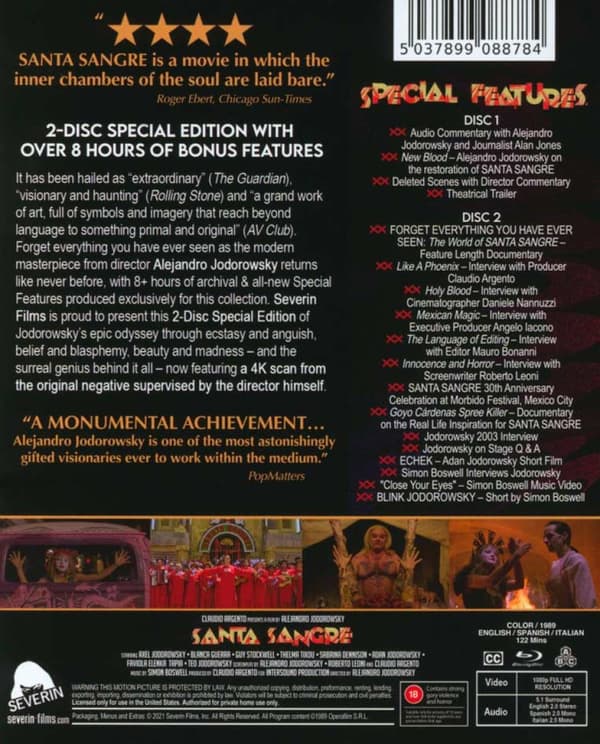 Santa Sangre (1989) (Blu-Ray)