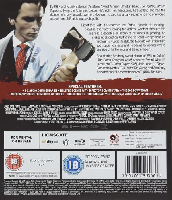 American Psycho (2000) (Blu-Ray)