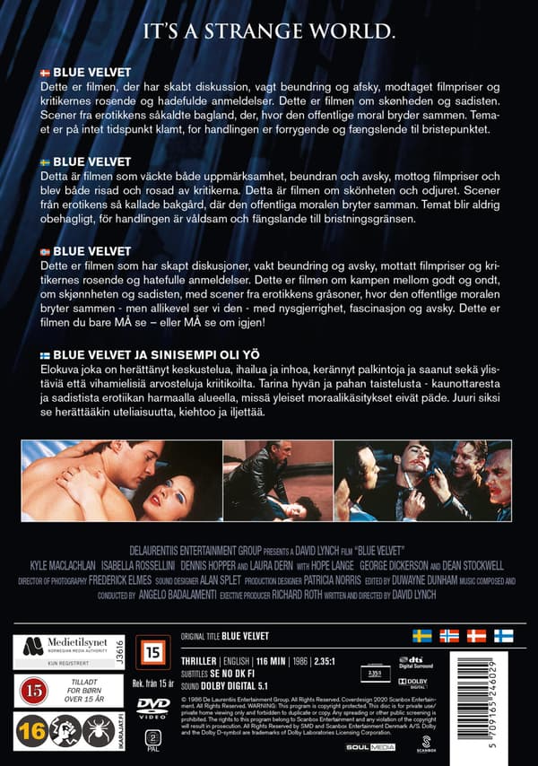 Blue Velvet (1986) (DVD)