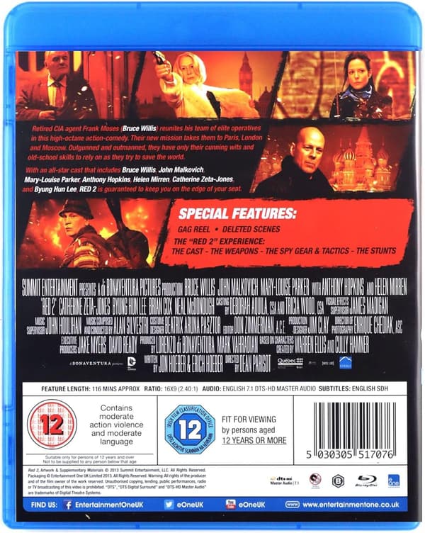 Red 2 (2013) (Blu-Ray)