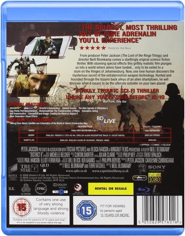 District 9 (2009) (Blu-Ray)