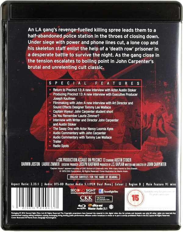 Assault On Precinct 13 (1976) (Blu-Ray)
