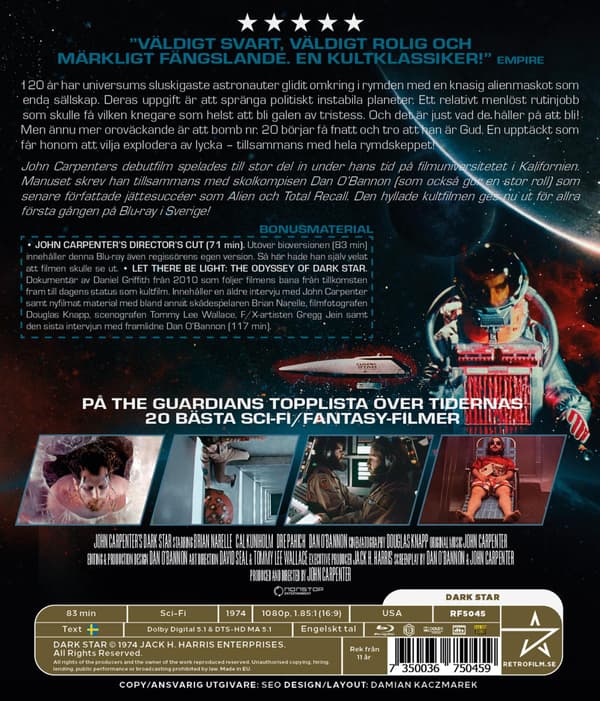 Dark Star (1974) (Blu-Ray)
