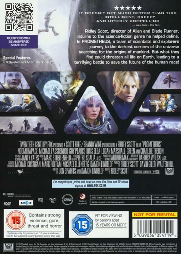 Prometheus (2012) (DVD)