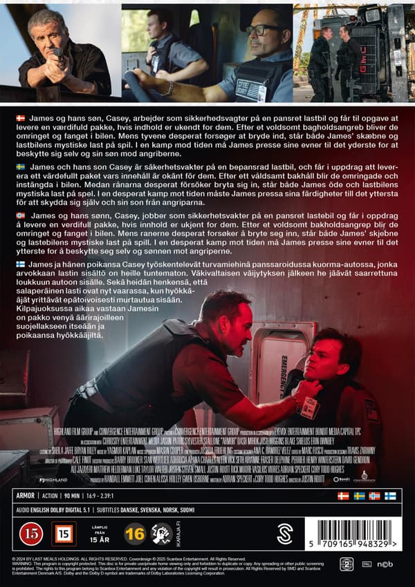 Armor (aka Armored) (2024) (DVD)