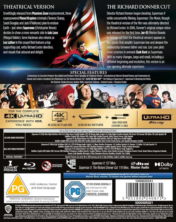 Superman II (1980) (4K UHD)