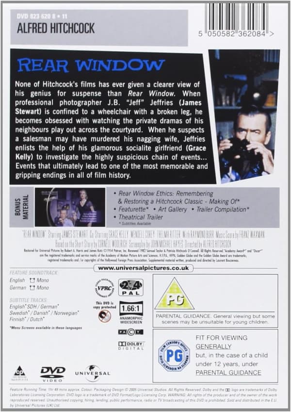 Rear Window (1954) (DVD)