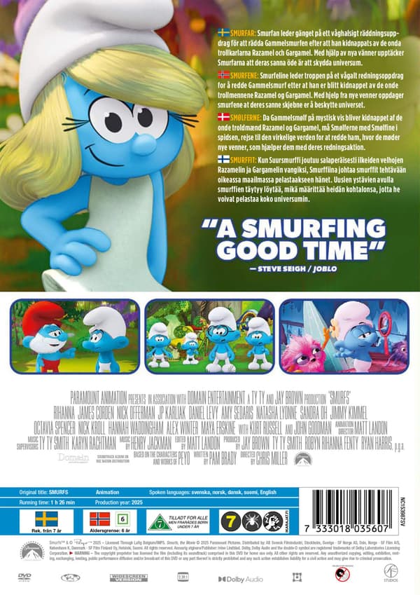 Smurfs (2025) (DVD)