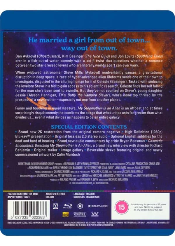 My Stepmother is an Alien (1988) (Blu-Ray)