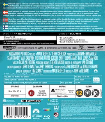 The Hunt For Red October (1990) (4K UHD)