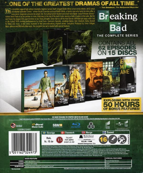 Breaking Bad The Complete Series (2008-2013) (Blu-Ray)