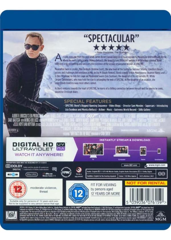 Spectre (2015) (Blu-Ray)