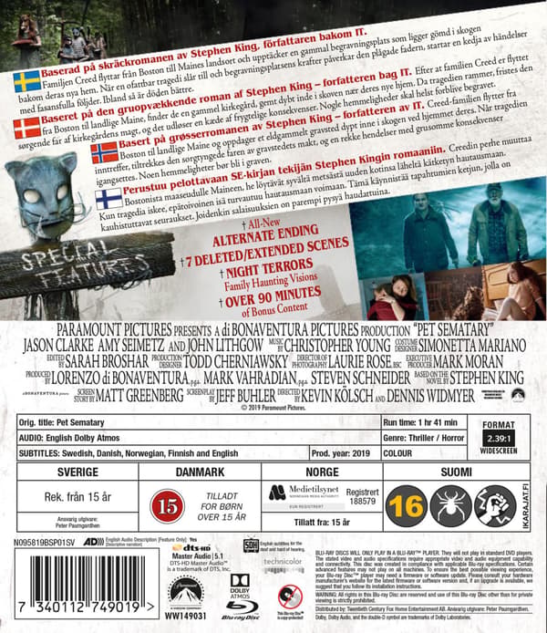 Pet Sematary (2019) (Blu-Ray)