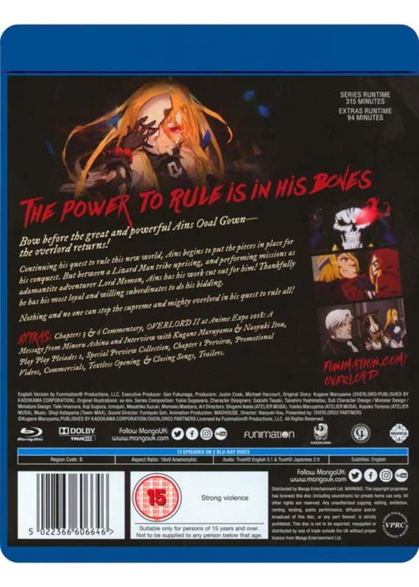 Overlord Season 2 (2018) (Blu-Ray)
