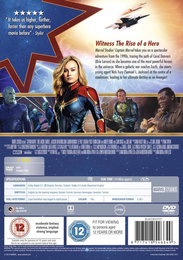 Captain Marvel (2019) (DVD)