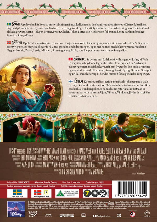 Snow White (2025) (DVD)