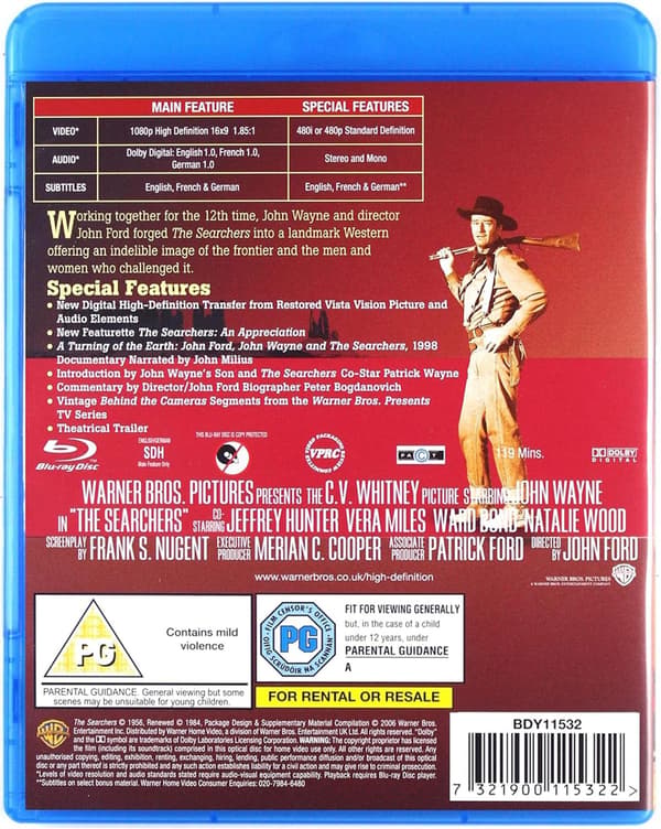 The Searchers (1956) (Blu-Ray)