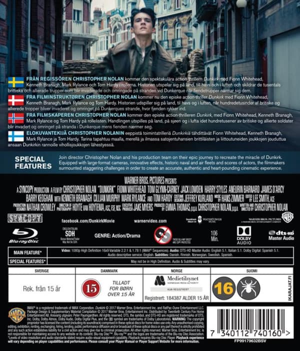 Dunkirk (2017) (Blu-Ray)